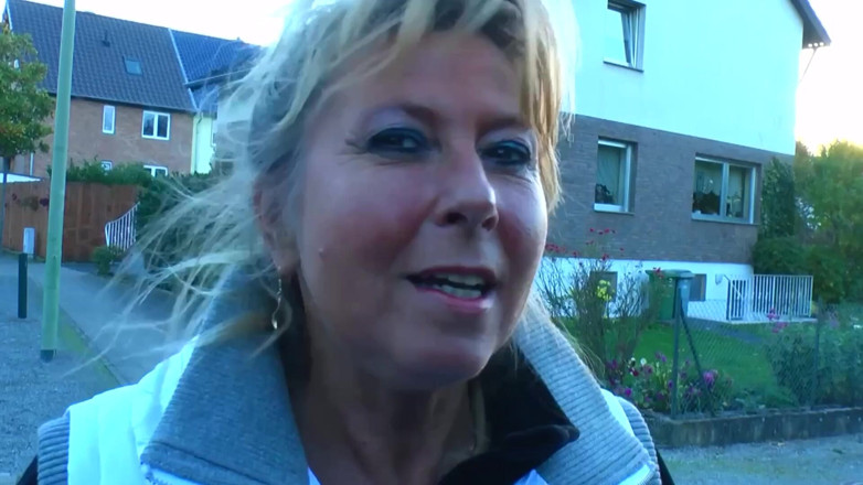 Deutsche Amateur Pornos: Young, Hairy Couple Hired a Mature Blonde Slut to Have...