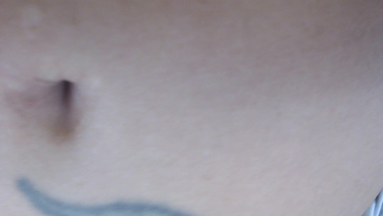 Abby Anna: Belly button digging stretching finger'n