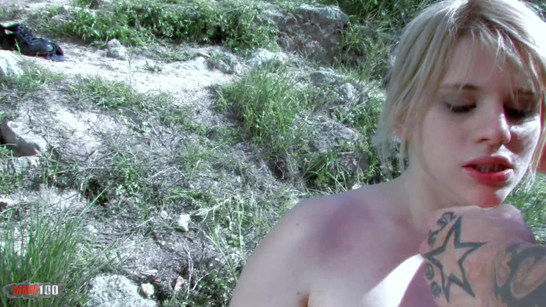 MMM100: Blond babe explosed by a big cock guy