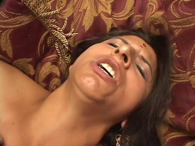 Cumming Soon: Indian slut is double teamed by studs indoors