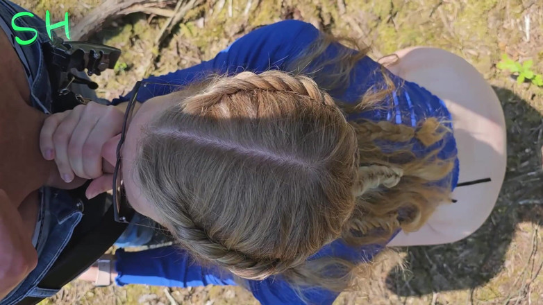 Stefan Hartmann: Si jalang blonde ditunda dan dikongkek di dalam hutan!
