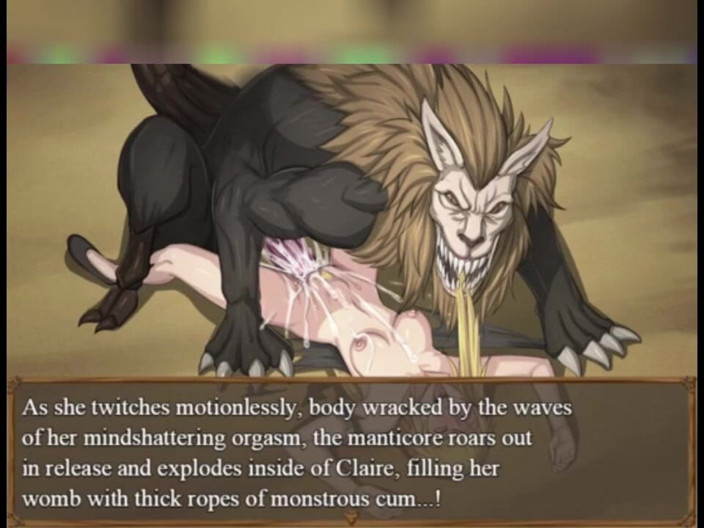 3DXXXTEEN2 Cartoon: Claire's monster fantasies in the badlands. 3D porn cartoon sex