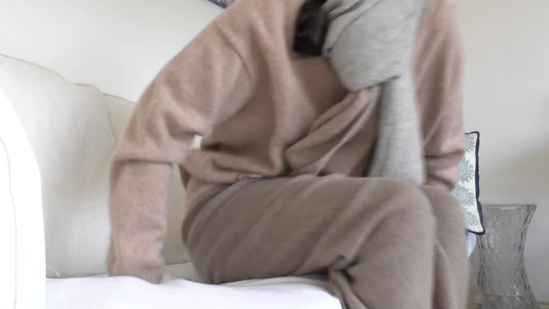 Lady Victoria Valente: Intensive Smelly Sock Sniffing and Jerking off Your Cock in...