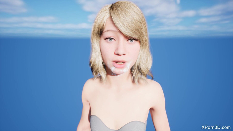 The Scenes: 18letá roztomilá holka joi na obličej. Prosím, stříkej mi na...