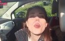 Smokin Fetish: Adorable Italian girl loves smoking in the car