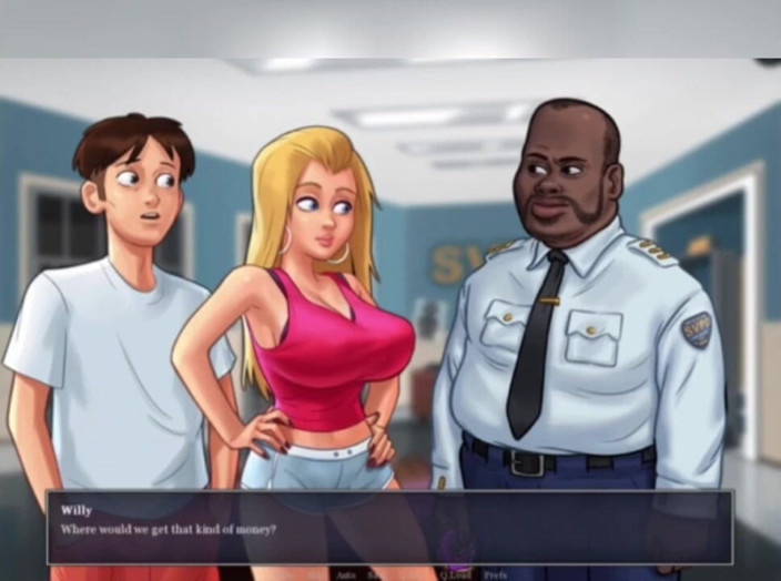 3DXXXTEEN2 Cartoon: Really large butt plug. 3D porn cartoon sex