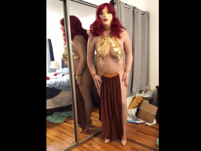 Deanna Doll: Deanna CD panenka jako sexy harem dívka střílí její náklad