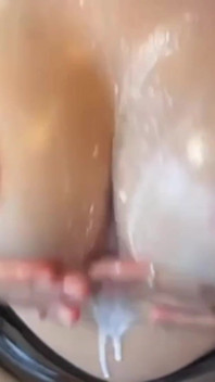 Big Titty Latex JOI Cumshot on Boobs