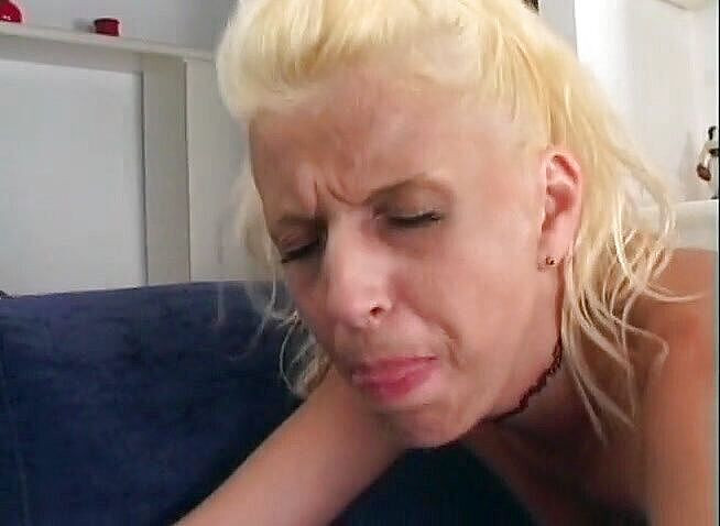 Gilfy Pleasure: Blonde older slut gets fucked in her sexy stockings