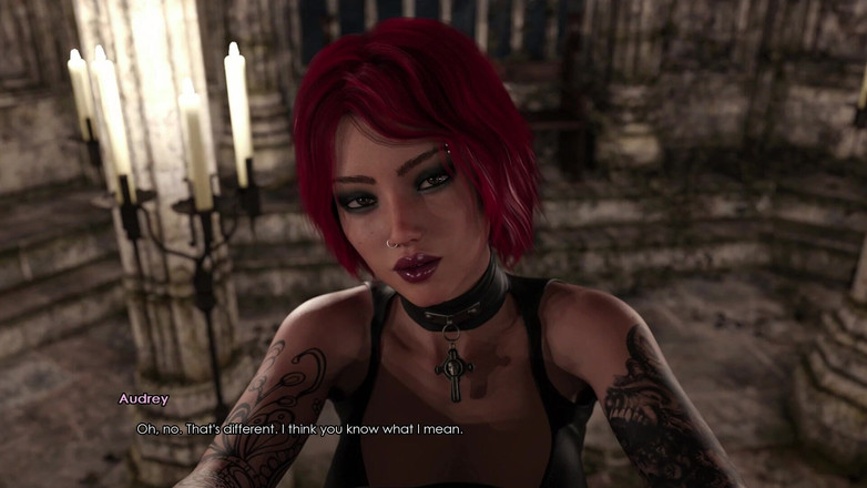 3D Cartoon Porn: Lust Academy 83: Si cewek sange audrey lagi asik ngocok kontolnya...