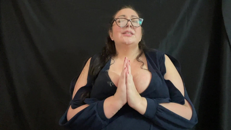 cutejayne: Surprise glory hole at confession