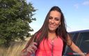 Czech Pornzone: Pink Dressed Mea Melone Sucks and Fucks in Outdoor