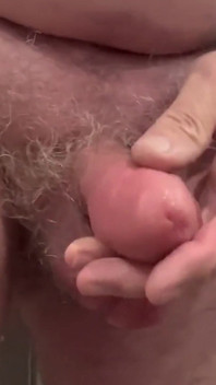 Grandpa Pumps His Small, Hairy, Soft Cock