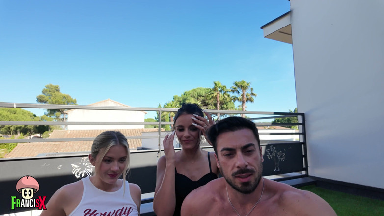 Francis X official: 義理の妹が親友を家に連れてきて、私は二人とも3pをしました:アリアナとアリス