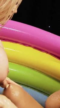 Pool Pussies Scene-1_blonde and Brunette with Big Tits Having Sex Together in a Lesbian Pool