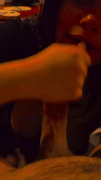 Post-burlesque Passion Fuck: Dress up Tease, Sloppy Blowjob, Rough Doggy, Pillow Missionary Orgasm & Condom Creampie