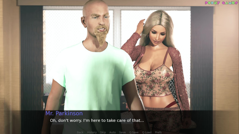 Porny Games: Natasha stoute vrouw van Archimedescompany - mijn oudere buurvrouw kijkt naar...