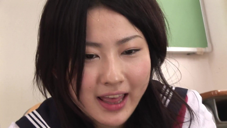 School in Japan: Asian college girl cutie gets fucked in the classroom