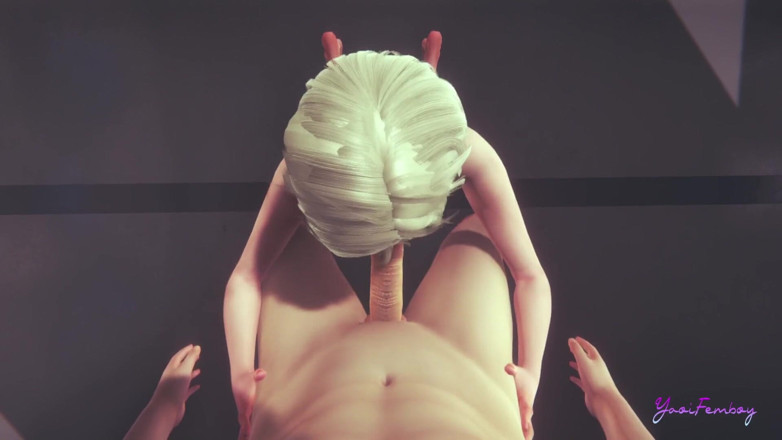 Yaoitube: Yaoi Femboy Otsuke - pov zuig een grote lul en zonder...