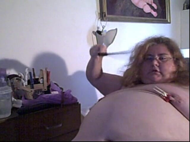 BBW nurse Vicki adventures with friends: 20 min cam show where I tied up my boobs...