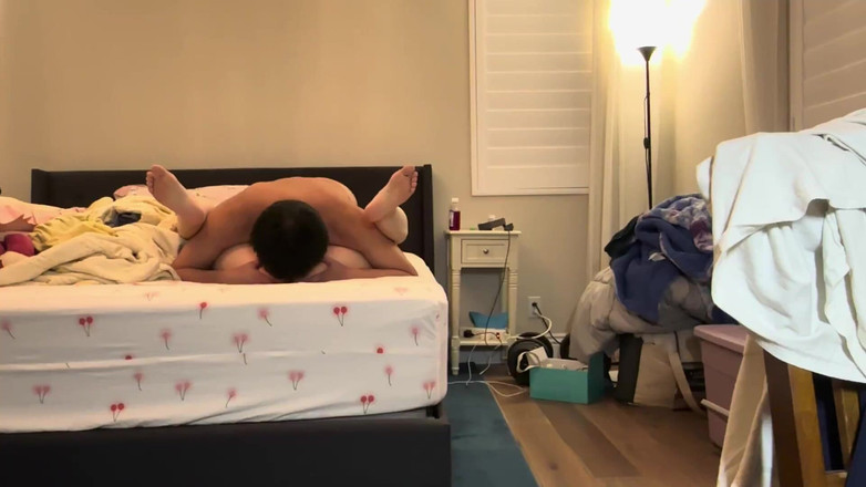 SquishMallow3328: 2025 की 208 वीं चुदाई, लंबे बालों वाली काले बाल वाली 69 के बाद मेरे लंड की सवारी करती है