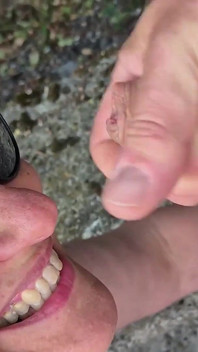 Cock-sucking and Cum on the Glasses