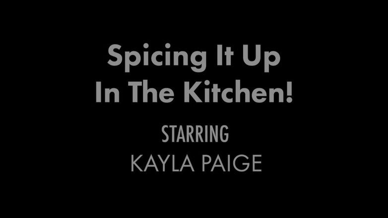 Kayla Paige: Busty MILF Kayla Paige Strips in the Kitchen!