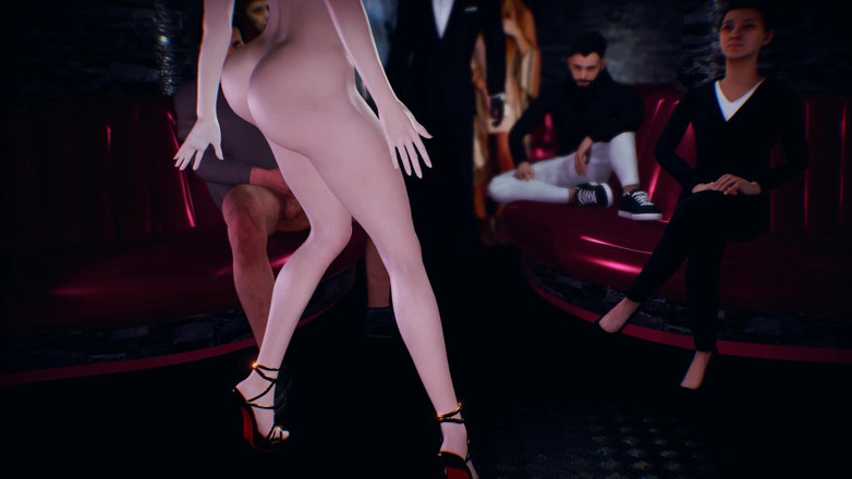 Wraith ward: Seksi Asyalı kız striptiz kulübünde çıplak dans ediyor