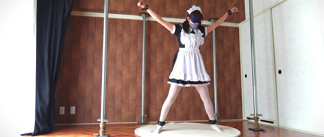 ushirosugatanomiki: A Restrained Maid Writhing in Pleasure From a Remote-controlled Vibrator