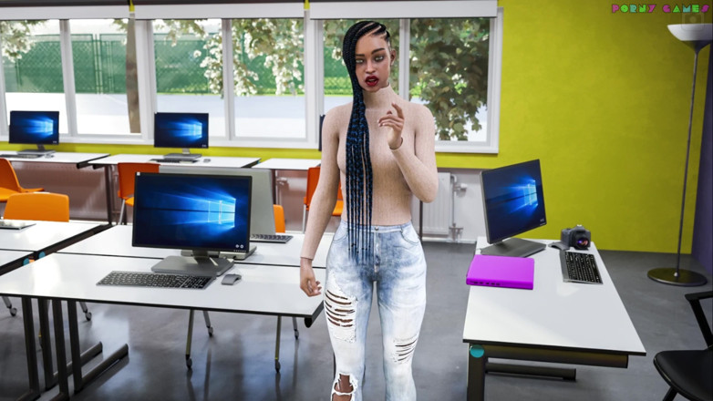 Porny Games: MILfky z Sunville od L7team - sexy černá učitelka má drsný sex...