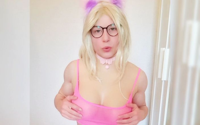 Sissy slut Chantal Sweet: German dirty talk sissy slut with big boobies and a...