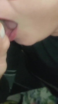 Please Don't Tell Anyone! I'd Do Anything! MILF Stepmom Sloppy Blowjob with Cum in Mouth From His Naughty Stepson