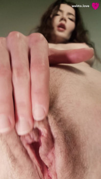 Horny Hot Chick Showing off Her Hairy Pussy, Eager to Get Fucked in Her Tight Pink Hole and Filled up with a Huge Load