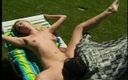 Butt Paradise: Tight white pussy gets first black rod on the lawn