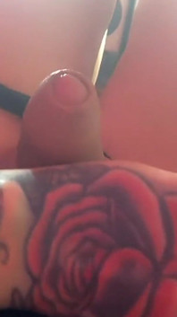 Beautiful and Sexy Trans Girl Cum His Big Dick