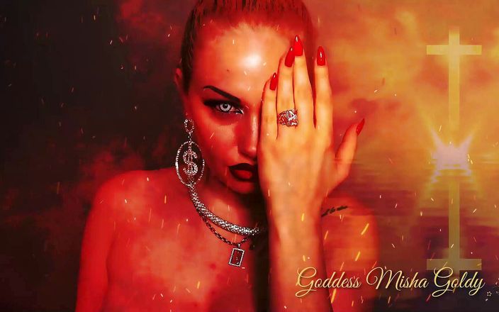 Goddess Misha Goldy: 매혹적인 반종교 ASMR! 악마에게 영혼과 몸을 줘!