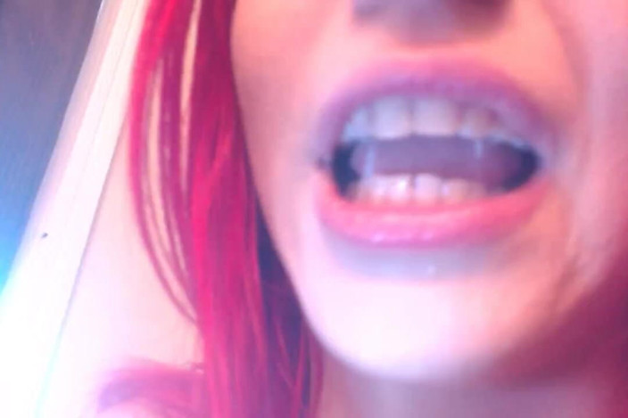 Quinn brooks: Coughing Throat Close up (wmv)