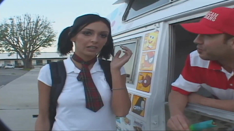 Radical: icecream mans dirty bang van