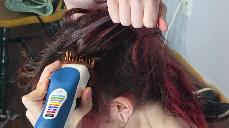 Vibra King Video: Goth Punk Shaves Her Head