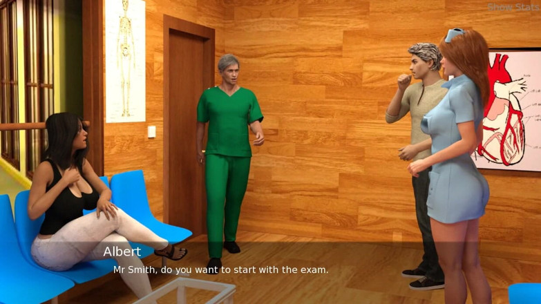 XXX Games Bunk: My Project Hotwife - Gameplay - Roleplay - Couple Medical Checkup - Husband Gets...