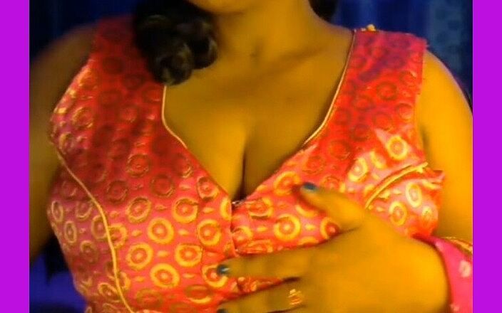 Hot desi girl: Sexy Bhabhi Stroking Her Boobs
