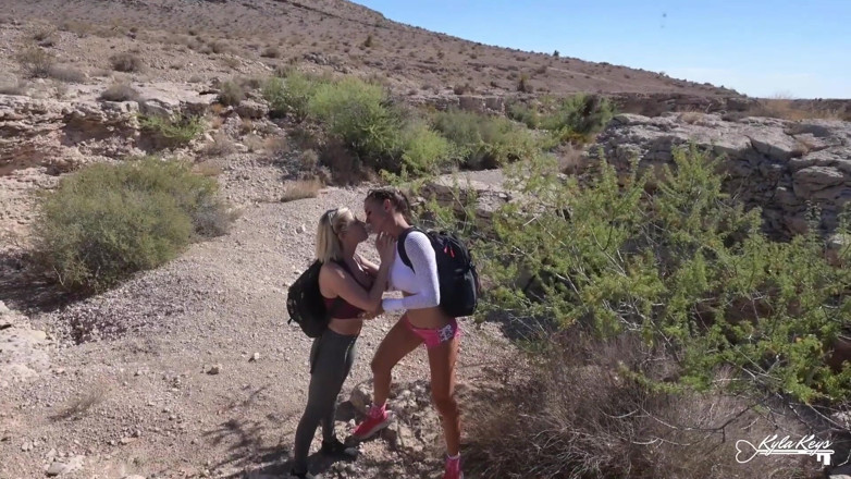 Kyla Keys: Threesome on a Hot Vegas Hiking Trail