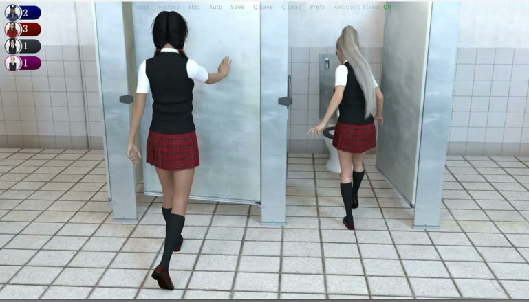 XXX Games Bunk: Bad Hero - Gameplay - Roleplay - College Uniform Teens Teasing the Man...