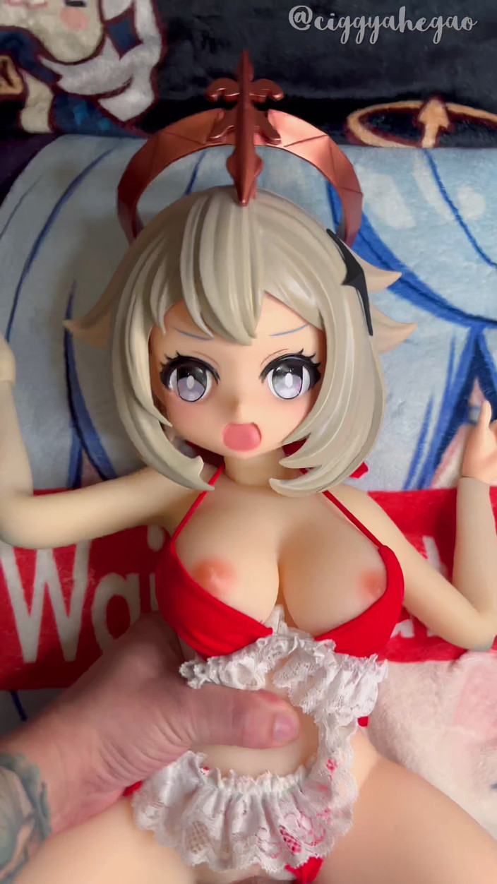 CiggyAhegao: Geile Oppaimon Im Roten Lacey-kleid Bekommt Schlampe, Fotze Gefickt, Creampie 75cm...