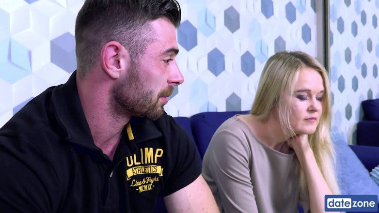 Datezone: Dude sharing his wife with a stranger, muscle guy