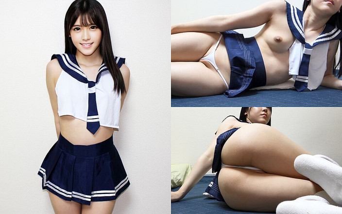 Gals apartment: Pouze dívky v bytě v Japonsku, hubená dívka, která svádí...