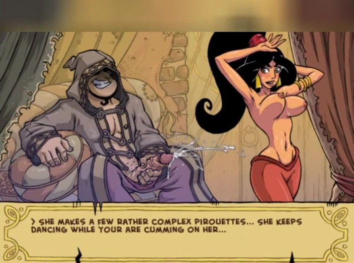 3DXXXTEEN2 Cartoon: Jasmine is taught to have no shame. 3D porn cartoon sex
