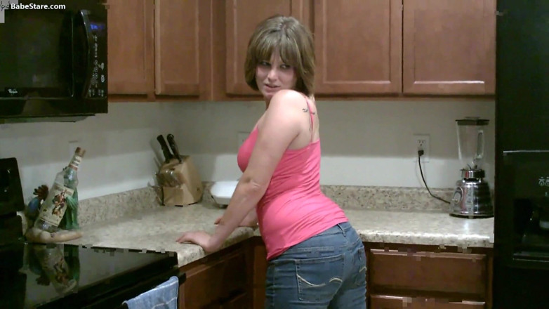 Babe Stare: Misty strips off all her clothes for the camera