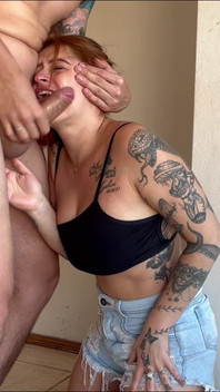 Naughty Redhead Maid Sucking Hot