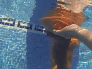 Gspot Productions: Underwater ass and pussy fingering and playing in swimming with...